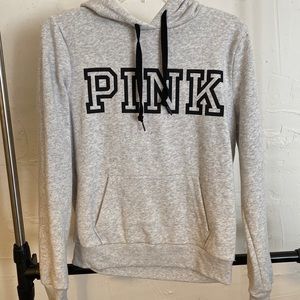 Victoria’s Secret PINK gray pullover hoodie S NWT